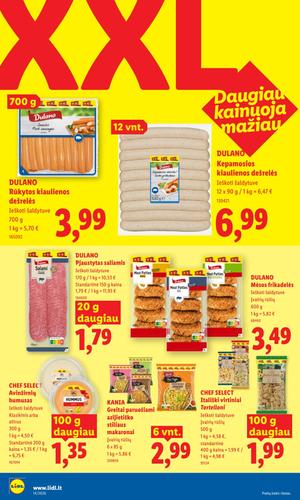 LIDL maisto akcijų leidinys nuo kovo 30 d.