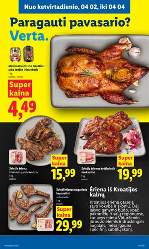 LIDL maisto akcijų leidinys nuo kovo 30 d.