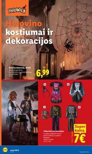 LIDL ne maisto prekių leidinys nuo spalio 5 d.