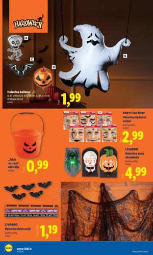 LIDL ne maisto prekių leidinys nuo spalio 5 d.