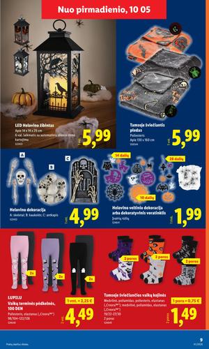 LIDL ne maisto prekių leidinys nuo spalio 5 d.