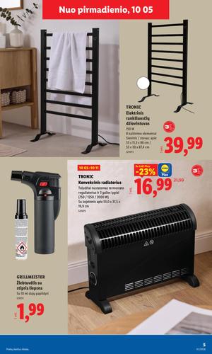 LIDL ne maisto prekių leidinys nuo spalio 5 d.