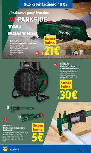 LIDL ne maisto prekių leidinys nuo spalio 5 d.