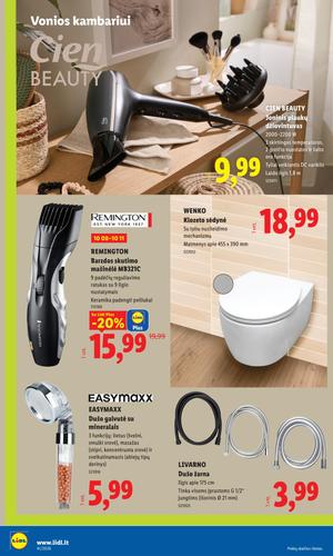 LIDL ne maisto prekių leidinys nuo spalio 5 d.
