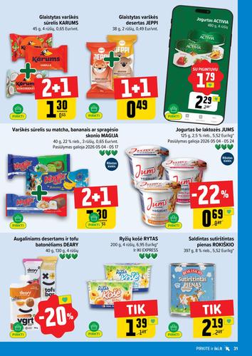 IKI akcijų leidinys Nr. 19 nuo gegužės 4 d.