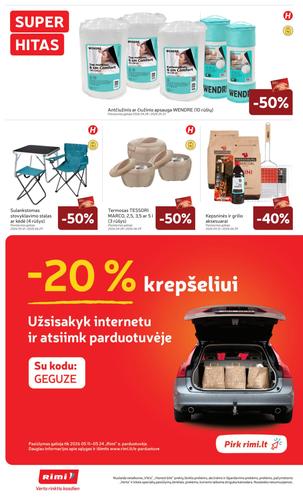 RIMI akcijų leidinys Nr. 21 nuo gegužės 19 d.