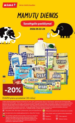 RIMI akcijų leidinys Nr. 21 nuo gegužės 19 d.