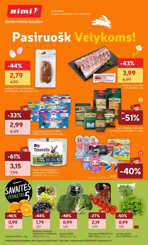 RIMI akcijų leidinys Nr. 10 nuo kovo 3 d.