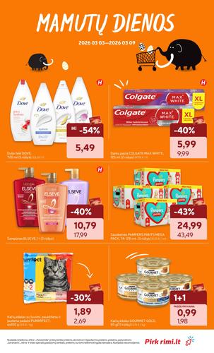 RIMI akcijų leidinys Nr. 10 nuo kovo 3 d.