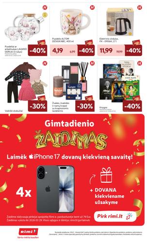 RIMI akcijų leidinys Nr. 10 nuo kovo 3 d.