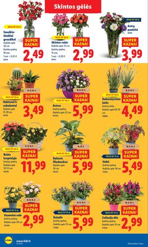 LIDL maisto akcijų leidinys nuo liepos 28 d.