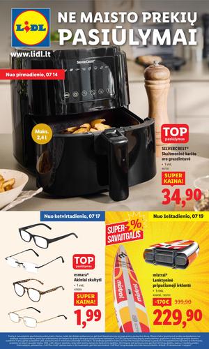 LIDL ne maisto prekių leidinys nuo liepos 14 d.