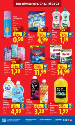 LIDL maisto akcijų leidinys nuo liepos 27 d.