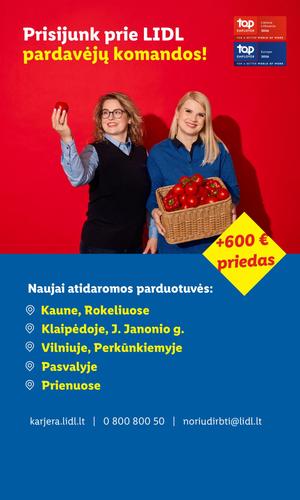 LIDL maisto akcijų leidinys nuo liepos 27 d.