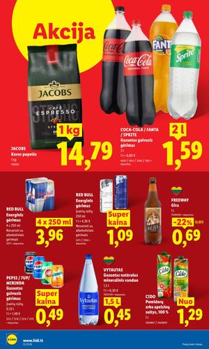 LIDL maisto akcijų leidinys nuo liepos 27 d.