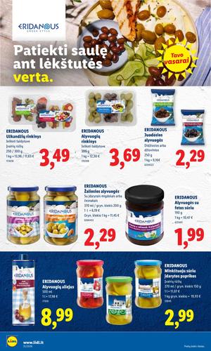LIDL maisto akcijų leidinys nuo liepos 27 d.