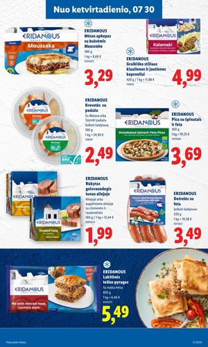 LIDL maisto akcijų leidinys nuo liepos 27 d.