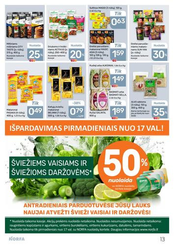 NORFA akcijų leidinys Nr. 11 nuo gegužės 28 d.
