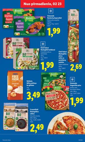 LIDL maisto akcijų leidinys nuo vasario 23 d.