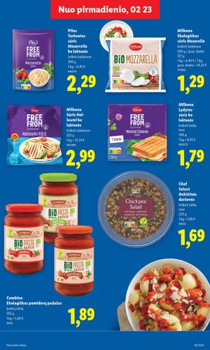 LIDL maisto akcijų leidinys nuo vasario 23 d.