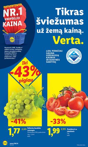 LIDL maisto akcijų leidinys nuo vasario 23 d.