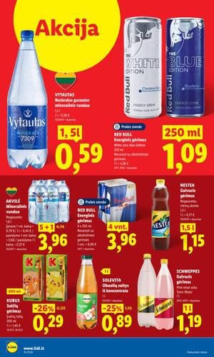 LIDL maisto akcijų leidinys nuo spalio 5 d.