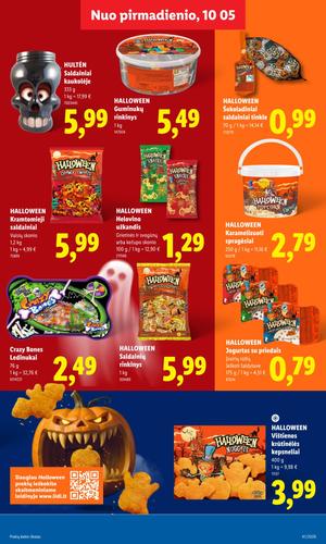 LIDL maisto akcijų leidinys nuo spalio 5 d.