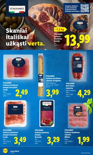 LIDL maisto akcijų leidinys nuo spalio 5 d.