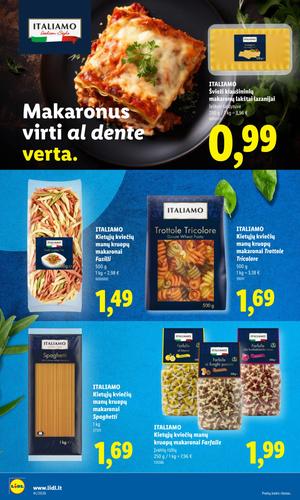 LIDL maisto akcijų leidinys nuo spalio 5 d.