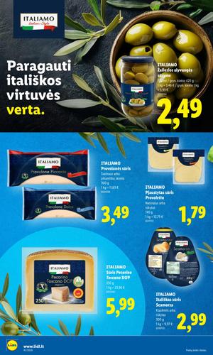 LIDL maisto akcijų leidinys nuo spalio 5 d.
