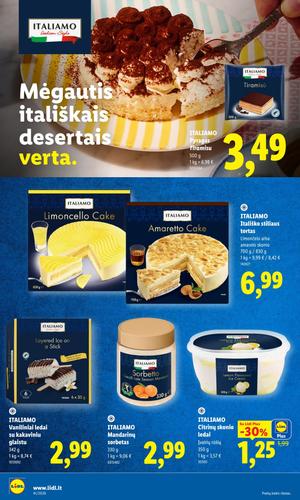 LIDL maisto akcijų leidinys nuo spalio 5 d.
