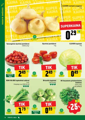 IKI akcijų leidinys Nr. 6 nuo vasario 2 d.