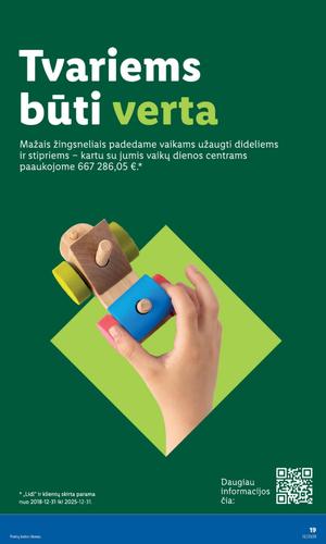 LIDL maisto akcijų leidinys nuo kovo 16 d.