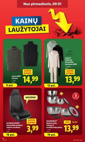 LIDL ne maisto prekių leidinys nuo rugsėjo 1 d.