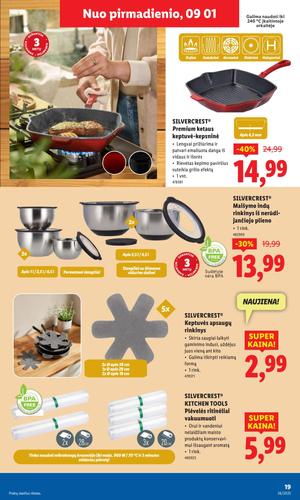 LIDL ne maisto prekių leidinys nuo rugsėjo 1 d.