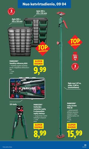 LIDL ne maisto prekių leidinys nuo rugsėjo 1 d.