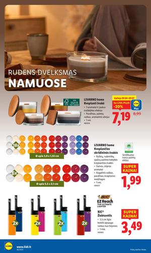 LIDL ne maisto prekių leidinys nuo rugsėjo 1 d.
