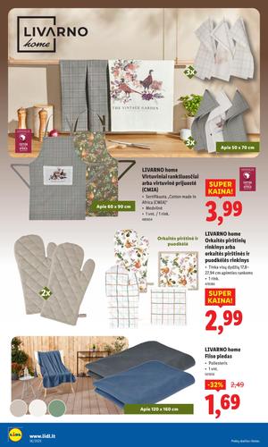 LIDL ne maisto prekių leidinys nuo rugsėjo 1 d.