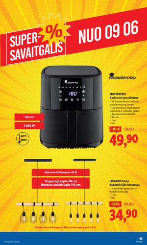 LIDL ne maisto prekių leidinys nuo rugsėjo 1 d.