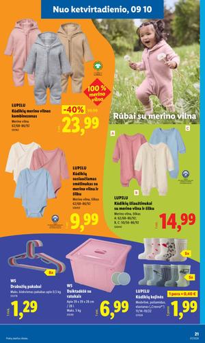LIDL ne maisto prekių leidinys nuo rugsėjo 7 d.