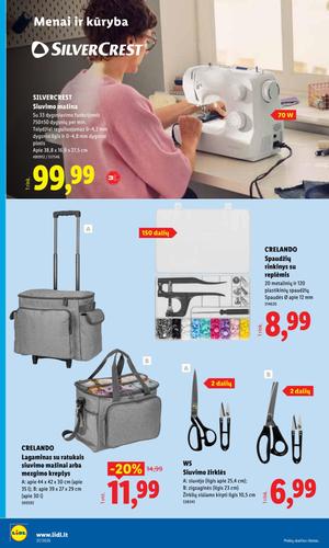 LIDL ne maisto prekių leidinys nuo rugsėjo 7 d.