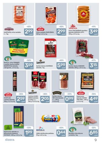 NORFA akcijų leidinys Nr. 9 nuo balandžio 30 d.