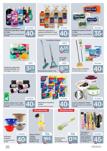 NORFA akcijų leidinys Nr. 9 nuo balandžio 30 d.