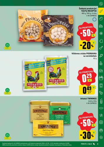 IKI akcijų leidinys "PIGINTUVO pasiūlymai Nr. 07" nuo vasario 9 d.