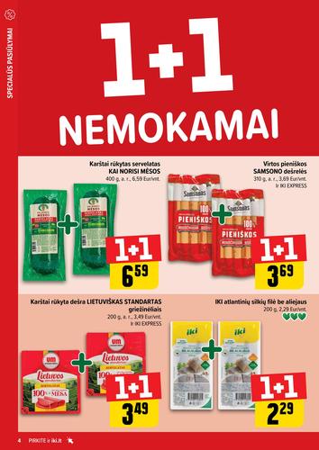 IKI akcijų leidinys "Daugiau yra pigiau Nr. 35" nuo rugpjūčio 25 d.