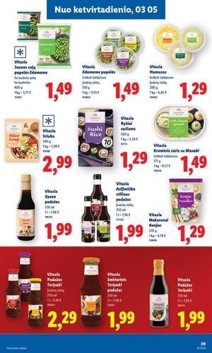 LIDL maisto akcijų leidinys nuo kovo 2 d.
