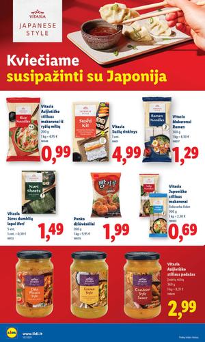 LIDL maisto akcijų leidinys nuo kovo 2 d.