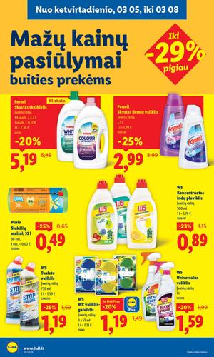 LIDL maisto akcijų leidinys nuo kovo 2 d.