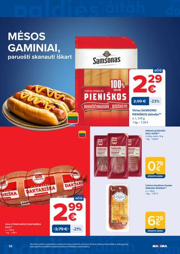 MAXIMA akcijų leidinys Nr. 17 nuo balandžio 21 d.