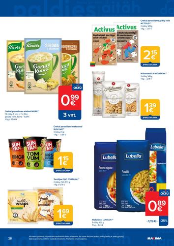 MAXIMA akcijų leidinys Nr. 17 nuo balandžio 21 d.